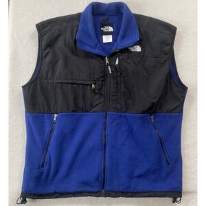 Vintage The North Face Denali Fleece Vest Mens XXL Blue Black USA Made Gorpcore